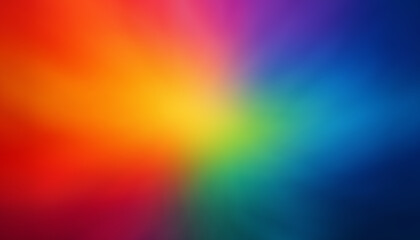 Obraz premium Abstract-Gradient-Color-Blend : A vibrant abstract gradient blending red, orange, yellow, green, blue, and purple hues with smooth transitions, creating a colorful and dynamic backdrop.