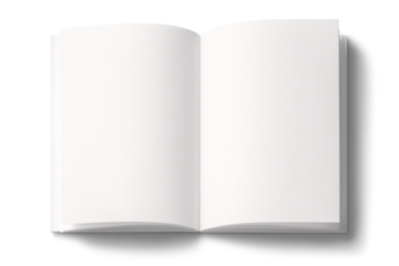 開かれたノート。もしくは空白の本