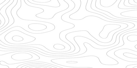 Topographic map background geographic line with seamless ornament design, Topo contour map on white background,  topographic contour lines grid map background with seamless ornament pattern design.