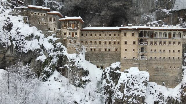 Winter Is Sumela Monastery