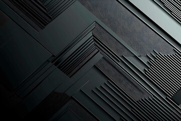 Obraz premium This vector illustration features a gradient green-black circuit board background, highlighted by an abstract technology pattern resembling interconnected circuitry.