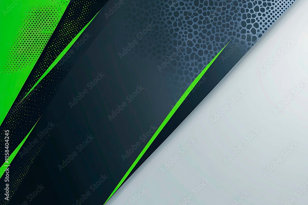 Poster this vector illustration features a gradient green-black circuit board background, highlighted by an