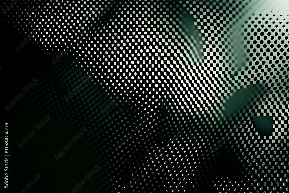 Poster this vector illustration features a gradient green-black circuit board background, highlighted by an