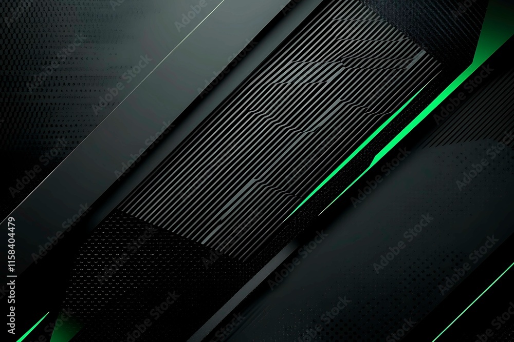 Poster this vector illustration features a gradient green-black circuit board background, highlighted by an