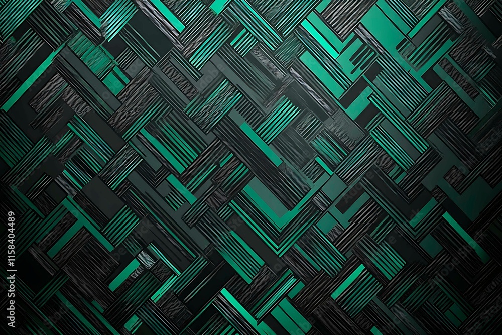 Poster this vector illustration features a gradient green-black circuit board background, highlighted by an