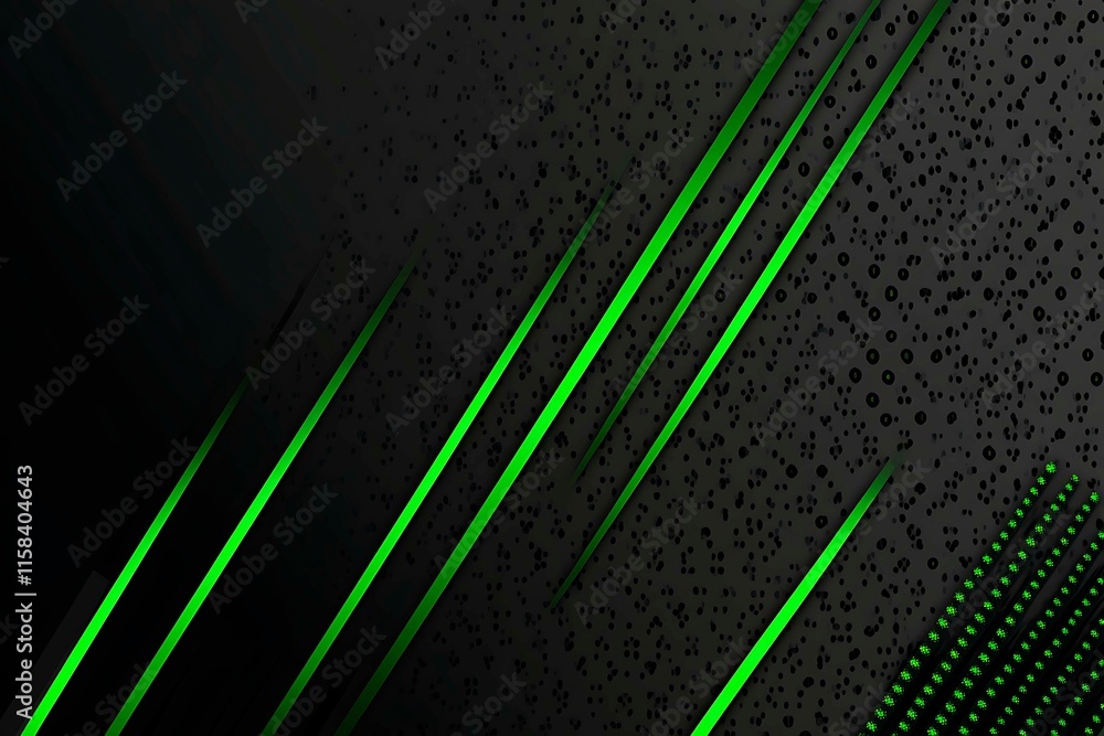 Poster this vector illustration features a gradient green-black circuit board background, highlighted by an