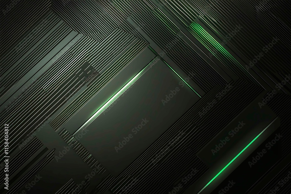 Poster this vector illustration features a gradient green-black circuit board background, highlighted by an