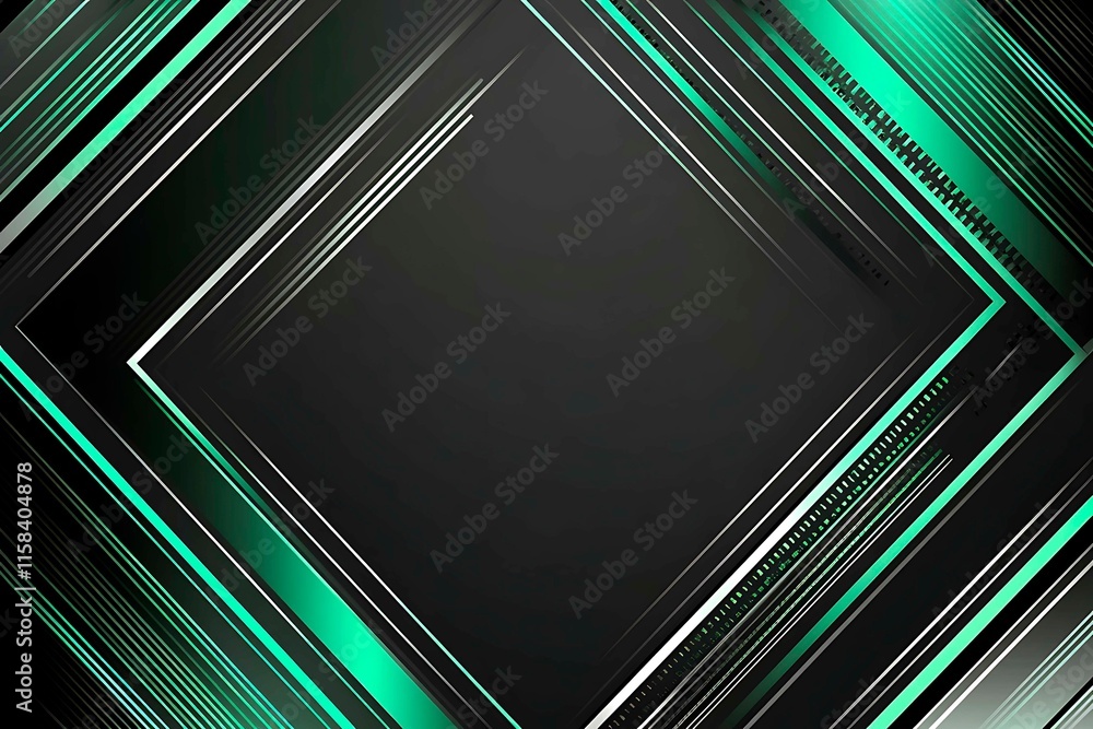 Poster this vector illustration features a gradient green-black circuit board background, highlighted by an