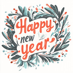 Obraz premium Cheerful illustration with 