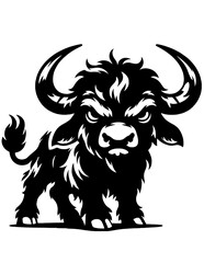 Buffalo SVG, Baby Buffalo Svg, Buffalo Vector, Cute Buffalo Vectors, Buffalo Silhouette, Buffalo Clipart