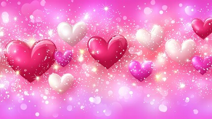 "A simple and elegant Valentine's Day-themed background, 