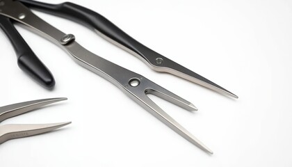 Surgical Instruments - Precision Crafted Metal Tweezers, Sleek Design
