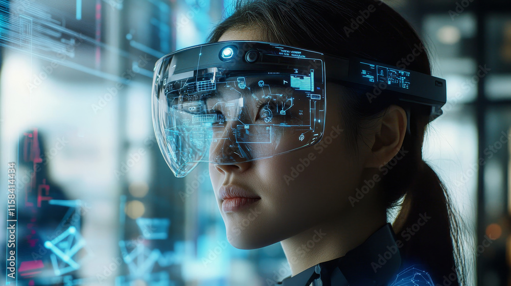 Poster abstract technology world digital link network connection, business man and map dot link ui futurist