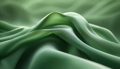 Obraz premium Abstract gradient curve lines overlapping on modern dark mint green background