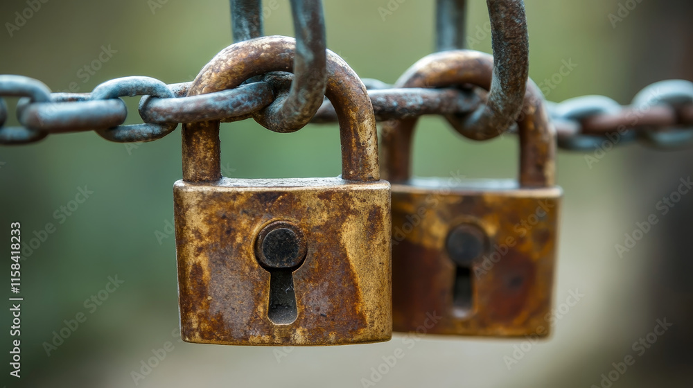Poster abstract technology cyber security privacy icon information network concept padlock protection digit