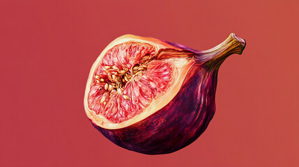half of a fig