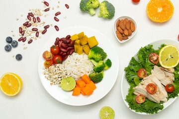Healthy Rice Bowl with Vegetables
