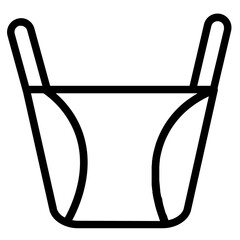 Noodles Box Chinese Line Icon