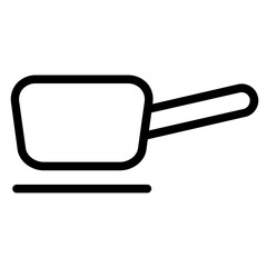 Wok Cooking Kitchen Line Icon