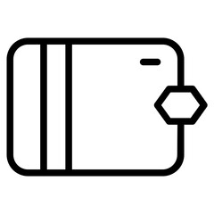 Purse Fashion Pay Line Icon