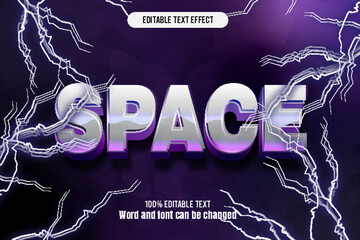space editable text effect 3d emboss 80s