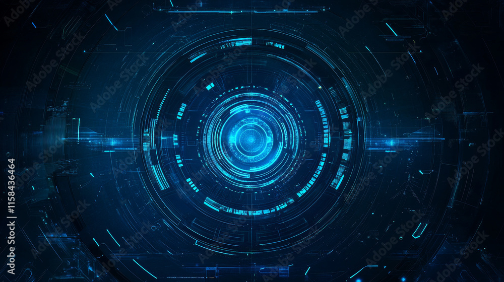 Poster abstract technology hi tech background concept speed movement motion blur moving fast in the light f