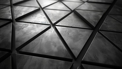 Abstract gray geometric triangles background 