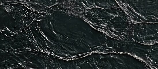 Dark Water Ripples - Abstract Texture