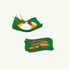 Indonesian Food Illustration