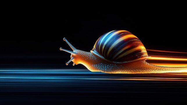 Snail Speed: A Paradoxical Journey
