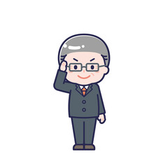 スーツ_シニア／男性 02