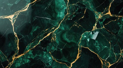 highly detailed closeup image of a dark green