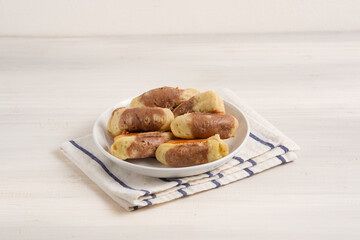 Kue Pukis, is an Indonesian traditional cake. Pukis is made of a wheat flour-based batter and cooked in a special mold pan similar to muffin tin.