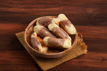 Kue Pukis, is an Indonesian traditional cake. Pukis is made of a wheat flour-based batter and cooked in a special mold pan similar to muffin tin.