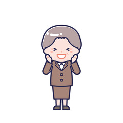 スーツ_シニア／女性 21
