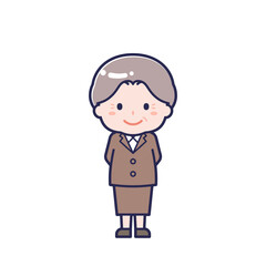 スーツ_シニア／女性 28