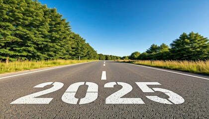 Obraz premium 2025New Year