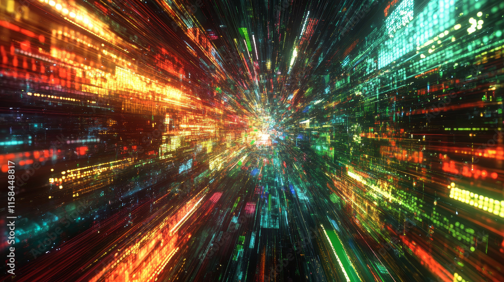 Poster modern abstract network world science connection technology internet and graphic design. on hi tech 