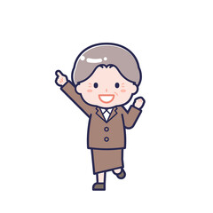スーツ_シニア／女性 05