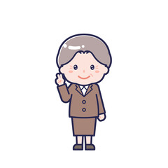 スーツ_シニア／女性 14