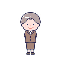 スーツ_シニア／女性 28