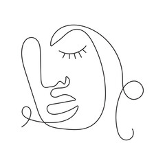 Face Line Art