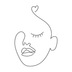 Face Line Art