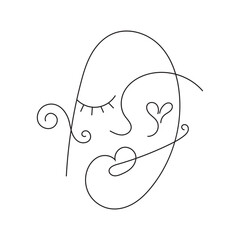 Face Line Art