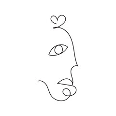 Face Line Art