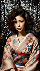 着物の女性