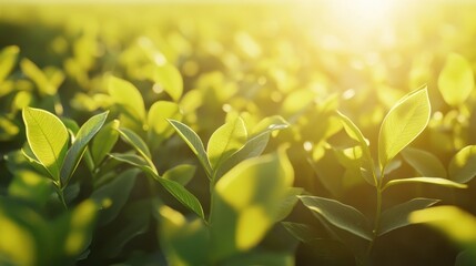The Lush Green Leaves