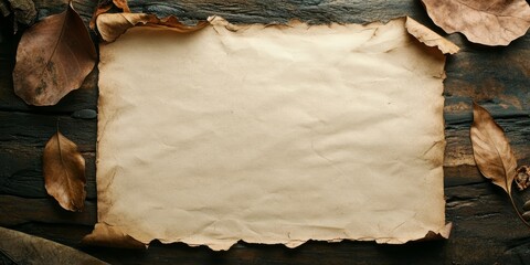 A blank sheet of paper provides ample space for you to write your own text, allowing for creativity and personal expression in the space offered.