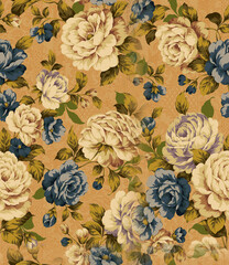 Floral Seamless pattern with summer look
