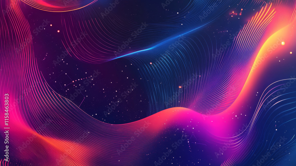 Poster abstract technology hi tech background concept speed movement motion blur moving fast in the light f